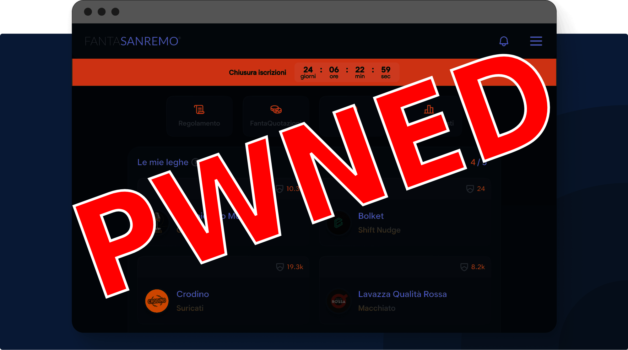 How We Owned Every FantaSanremo Account in 2 HTTP Requests