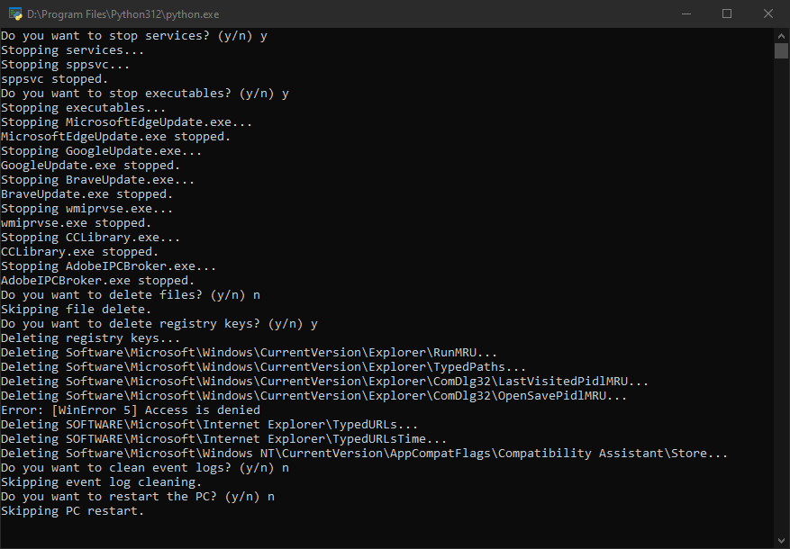 Project Image Pc Cleaner